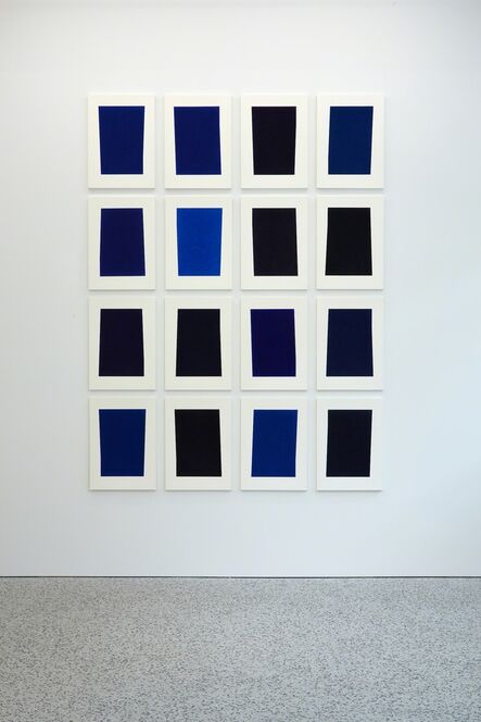 Kees Visser, ‘16 Shades of Blue (Y Series)’, 2016