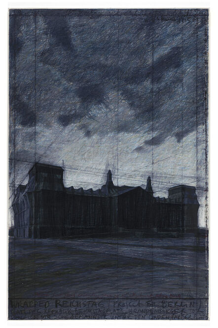Christo, ‘Wrapped Reichstag - drawing’, 1992