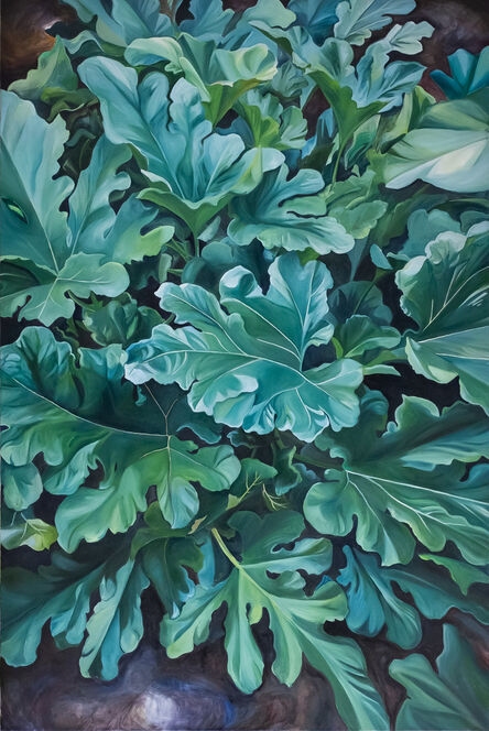 Marina Le Gall, ‘Zucchini leaves’, 2019