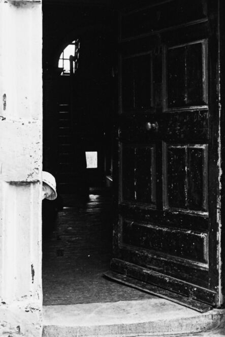 Edward Quinn, ‘Boy peeking our of door frame, Dublin’, 1963