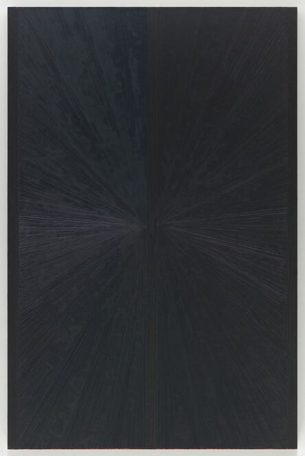 Mark Grotjahn, ‘Untitled (Blue Butterfly Light to Dark I 651)’, 2005