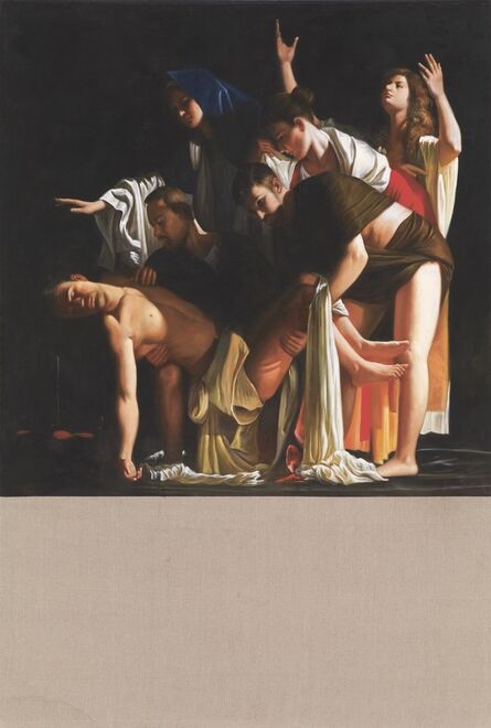 Christian Jankowski, ‘Neue Malerei – Caravaggio I’, 2017
