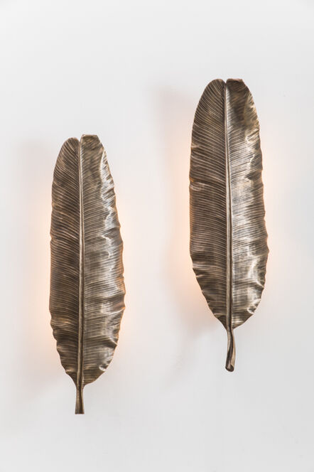 Erin Sullivan, ‘ Flora Series, Bronze Banana Leaf Sconces, USA’, 2019