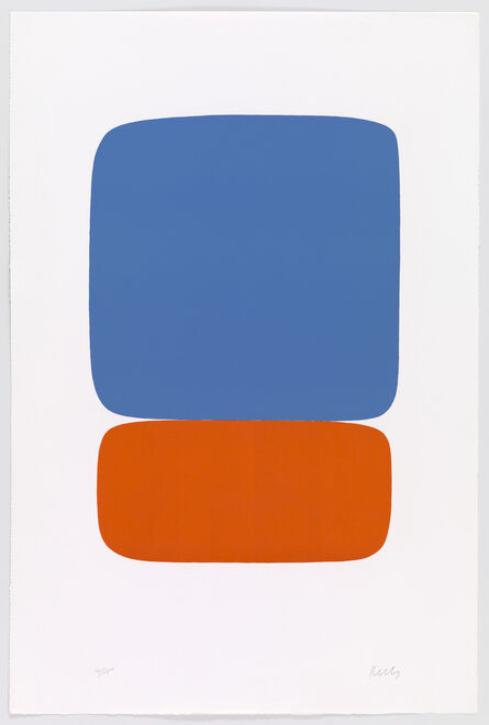 Ellsworth Kelly, ‘ Blue over Orange (Bleu sur orange) from Suite of Twenty-Seven Color Lithographs ’, 1964–65 