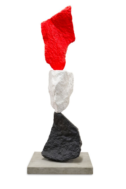 Ugo Rondinone, ‘Small Black White Red Mountain’, 2019