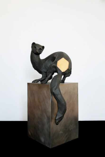 Alfredo Cota, ‘Comadreja chica (bronce)’, 2017