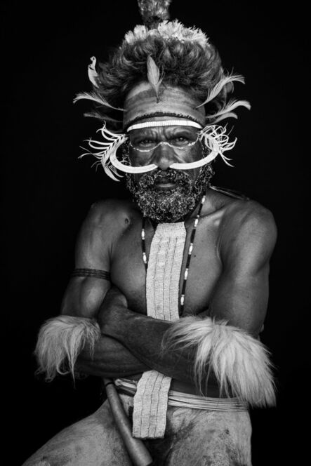Ron Cooper, ‘Dani Tribesman #2, Baliem Valley, West Papua, Indonesia’, 2019