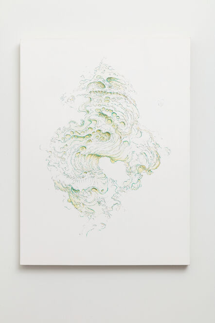Becca Booker, ‘Waterform Greens and Yellow’, 2020