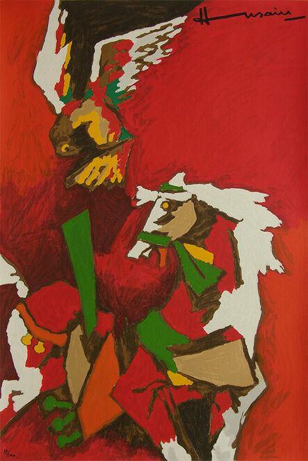 Maqbool Fida Husain, ‘Horse (Appropriation)’, 2009