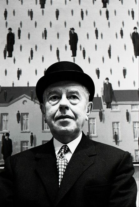 Steve Schapiro, ‘René Magritte at MOMA’, 1965