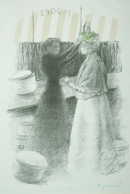 Félix Vallotton, ‘The Green Hat (Le Chapeau Vert)’, 1896