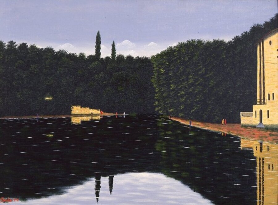 Le lac or Le calme de la Sèvre à Glisson