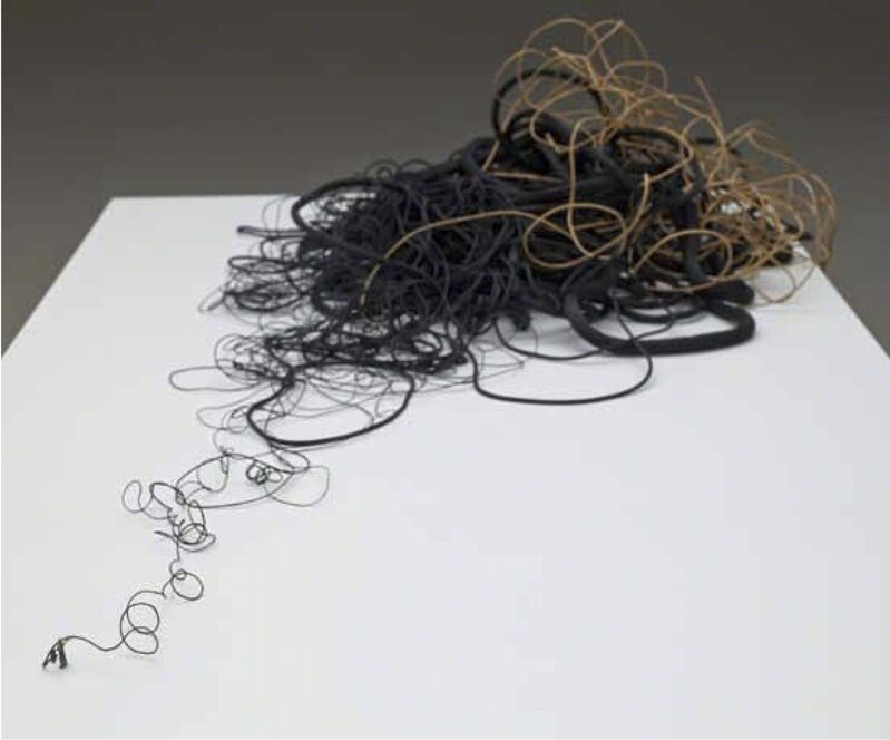 Liliana Porter, ‘Forced Labor (Rope)’, 2017, Installation, Ropes and figurine, Espacio Mínimo