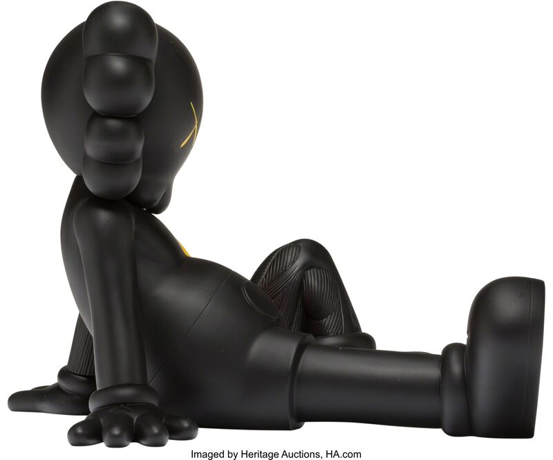 KAWS, ‘Resting Place Companion (Black)’, 2013, Sculpture, Painted cast vinyl, Heritage Auctions