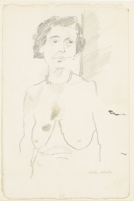 Peter Blake, ‘Nude Torso of Old Lady’, 1961