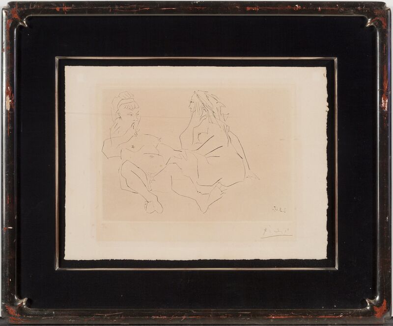 Pablo Picasso, ‘Deux femmes III (Two Women III)’, 1965, Print, Drypoint on paper, Heritage Auctions
