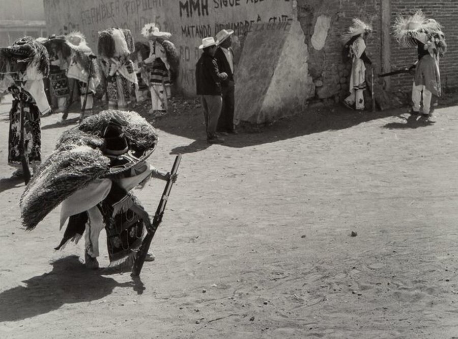 On the Edge of Time, Virgin Mary Procession, and Untitled, Puebla (3 works)