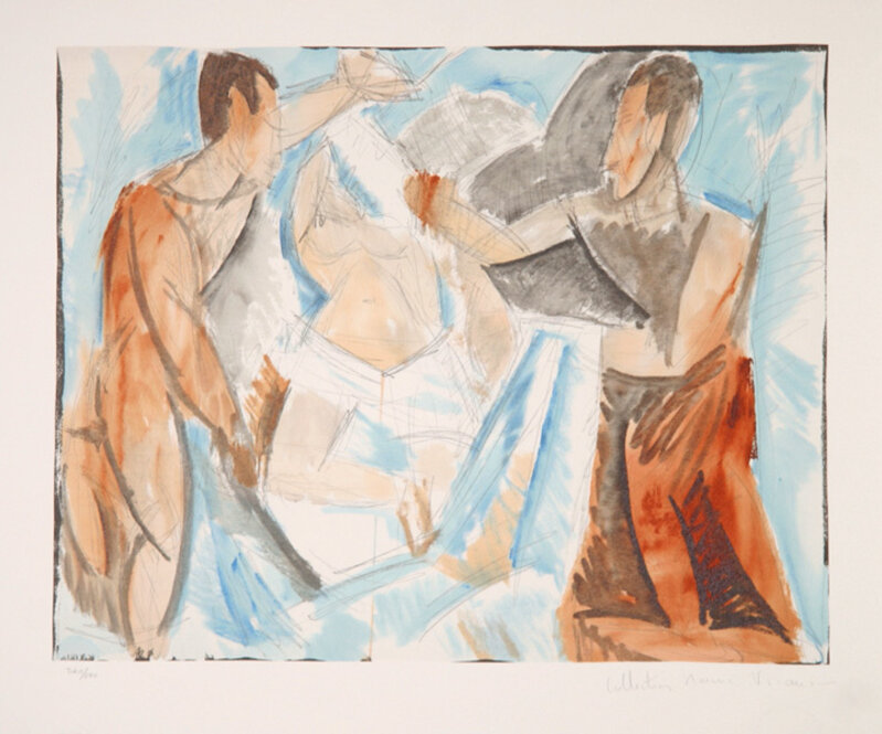 Pablo Picasso, ‘Etude de Personnages’, 1973, Print, Lithograph on Arches Paper, RoGallery