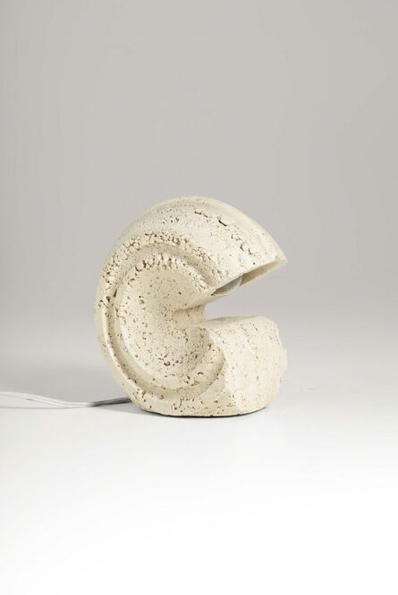 Nucleo for Sormani, ‘A table lamp with a travertine structure’, 1970 ca.