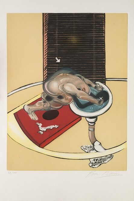 Francis Bacon, ‘Figure at a Washbasin, from Requiem pour la Fin des Temps’, 1976