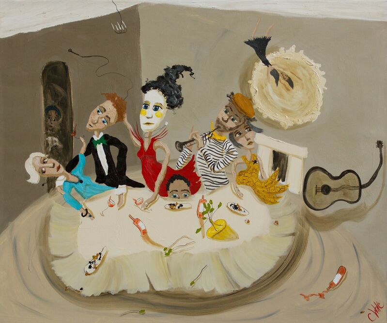 Chris Wake, ‘The musicians ’, 2013, Painting, Oil and Acrylic on Linen, Wentworth Galleries