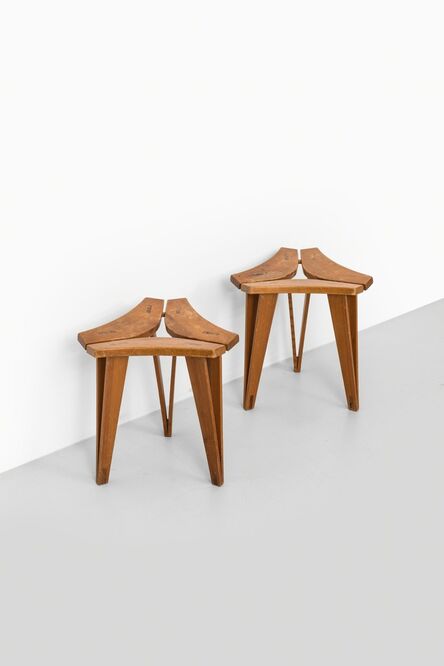 Edvard Wilberg, ‘Pair of stools’, vers 1955