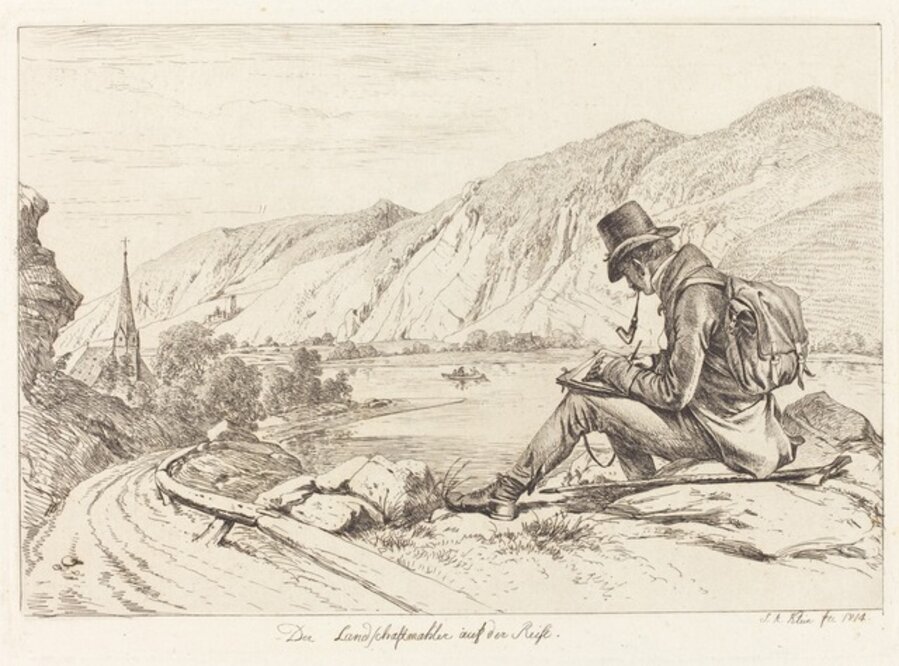 Der Landschaftmaler auf der Reise (The Landscape Painter on Tour)