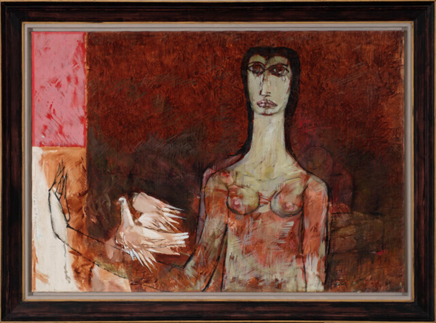 Untitled (Woman and Pigeon)