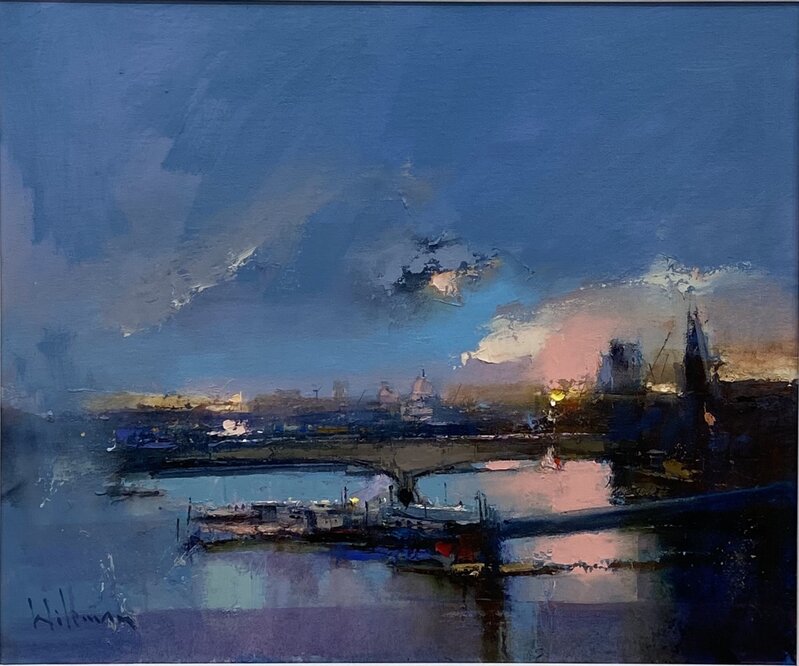 Peter Wileman, ‘St Paul's from the River ’, 2020, Painting, Oil on canvas, Thompson's Galleries