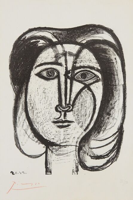Pablo Picasso, ‘Tête de femme (Head of a Woman)’, 1945