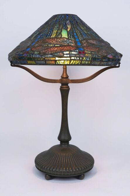 Tiffany Studios, ‘Bronze Dragonfly Table Lamp (16 inch)’