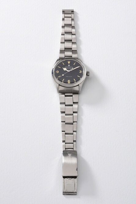 Rolex, ‘A fine stainless steel wristwatch with sweep center seconds, bracelet, guarantee and presentation box’, Circa 1970