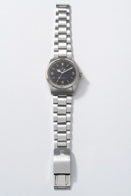 Rolex, ‘A fine and rare stainless steel wristwatch with sweep center seconds and bracelet’, 1972