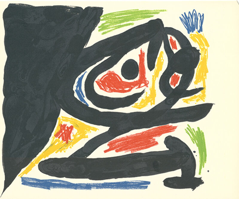 Joan Miró, ‘Maîtres-Graveurs Contemporains’, 1970, Print, Color lithograph, Sylvan Cole Gallery
