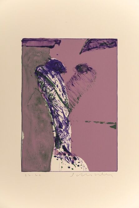 Fritz Scholder, ‘Untitled (Purple and Green)’