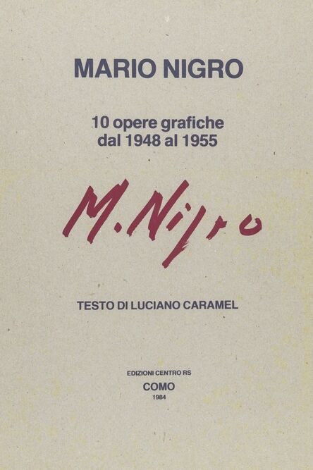 Mario Nigro, ‘Untitled’, 1984