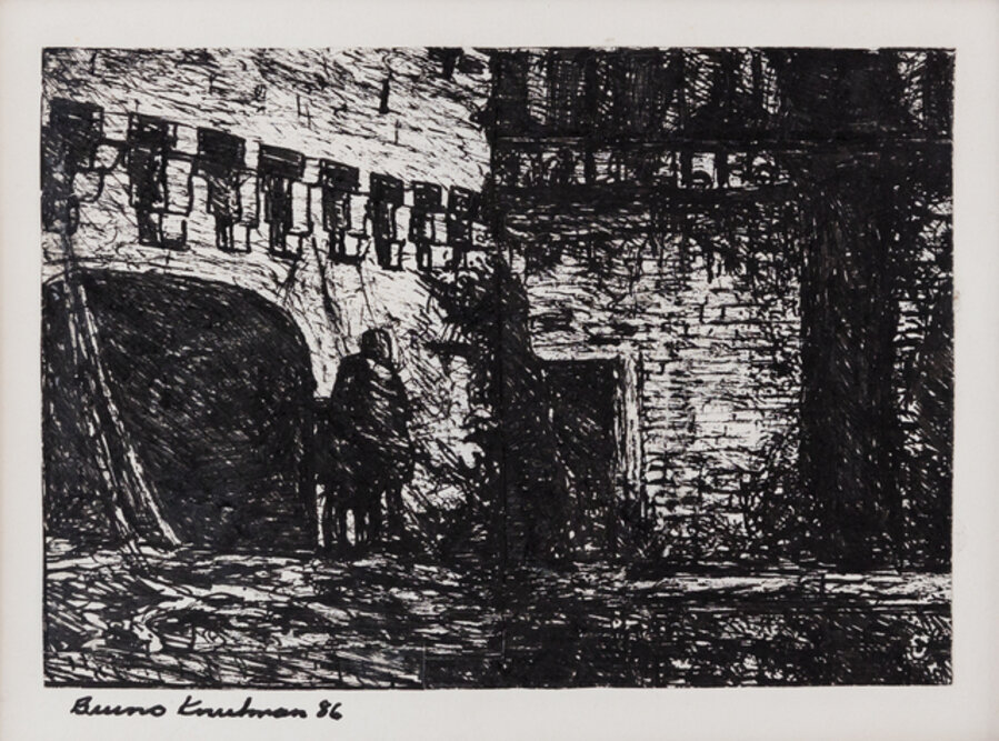 Vid borgporten / At the Gate of the Fort