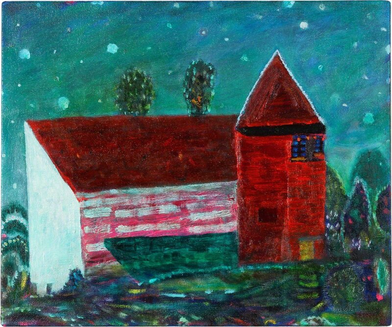 Hiroshi Sugito, ‘red house’, 2012, Painting, Oil on canvas, Tomio Koyama Gallery