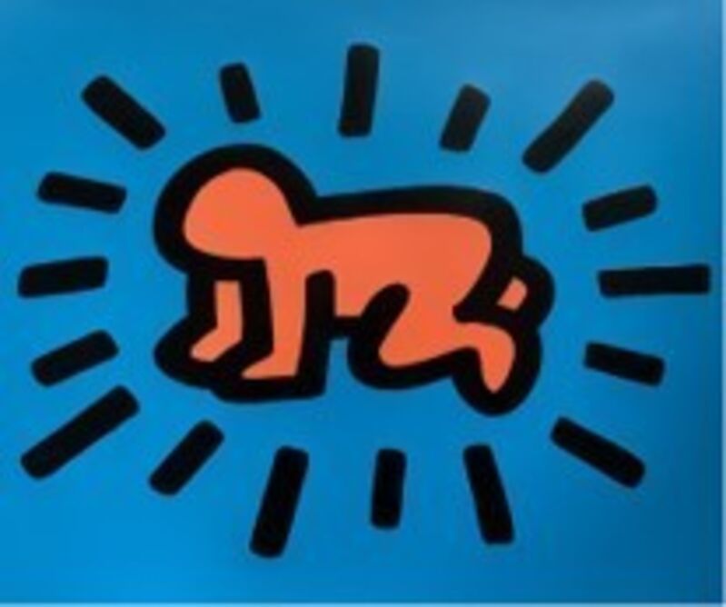 Keith Haring, ‘Radiant Baby’, 1990, Print, Silkscreen ink on embossed Arches cover paper, MoonStar Fine Arts Advisors