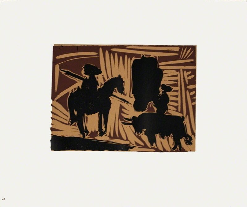 Pablo Picasso, ‘Avant la Pique’, 1962, Print, Linocut, ArtWise