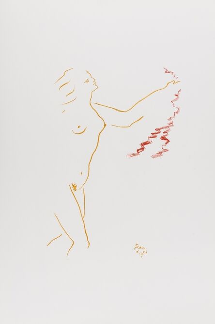 Jean Cocteau, ‘Nu au Voile’, 1954