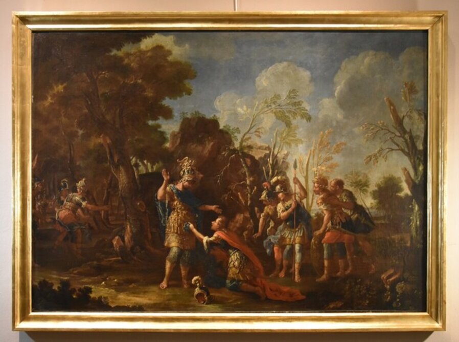 Alexander The Great Fontebasso Paint 18th Century Oil on canvas Old master Italian school