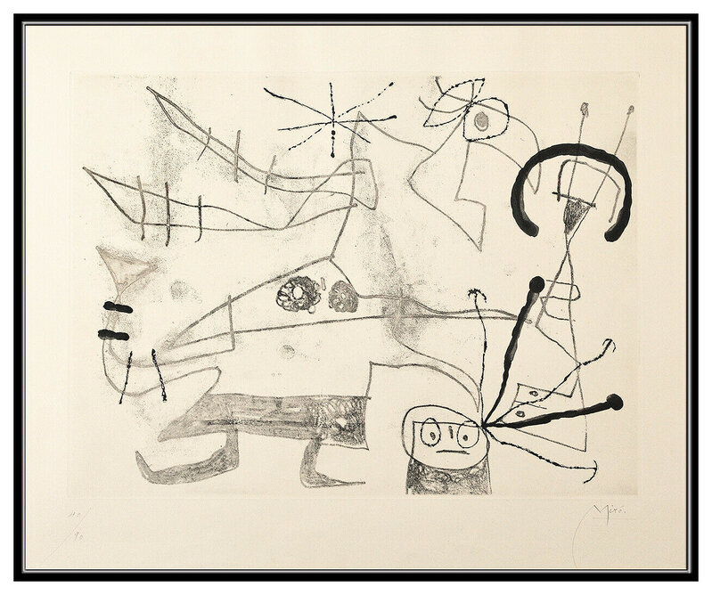 Joan Miró, ‘Femme - Oiseau I’, 1960, Print, Etching and Aquatint, Original Art Broker