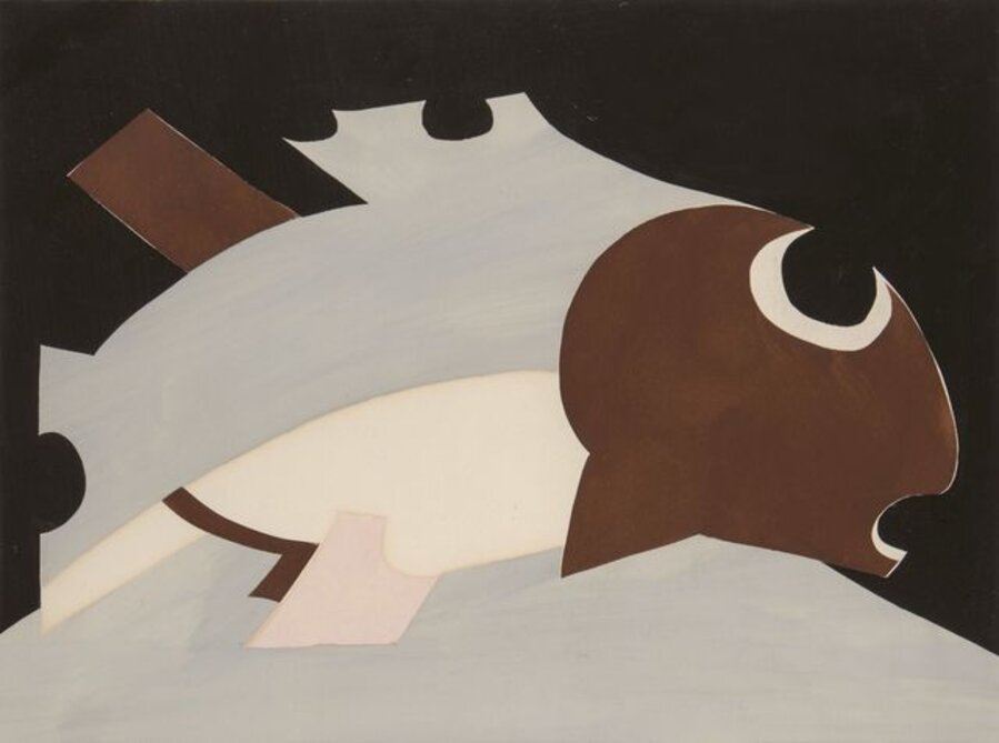 Untitled composition, Fish