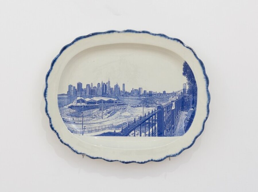 Cumbrian Blue(s), New American Scenery, New York from Brooklyn (after Beth Katleman), No.3