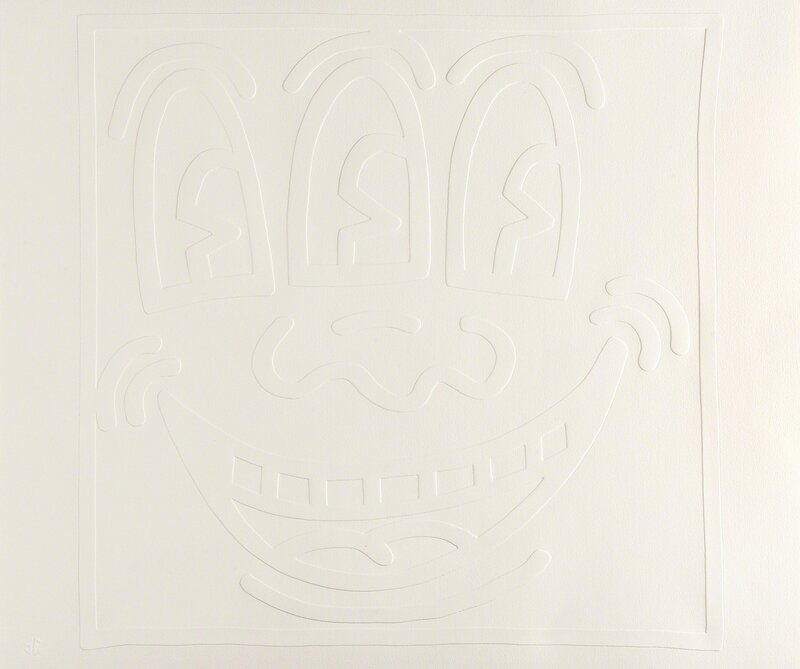 Keith Haring, ‘Untitled (from White Icons)’, 1990, Print, Embossing, Forum Auctions