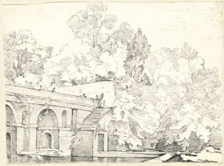 The Fishpond at Villa Madama