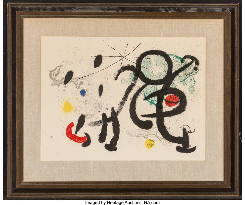 Joan Miró, ‘Danse Barbare’, 1963, Print, Lithograph in colors on Rives paper, Heritage Auctions