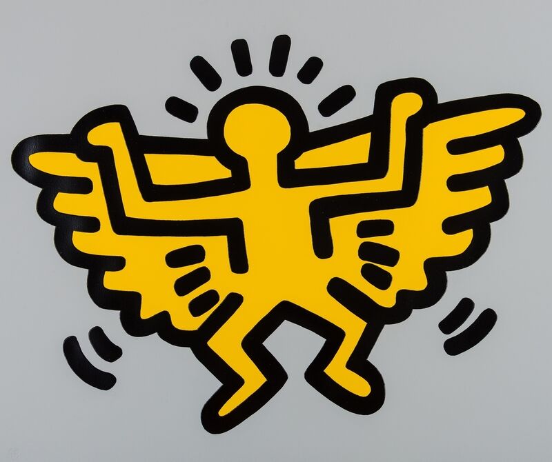 Keith Haring, ‘Icons. Angel (See Litmann p.171)’, 1990, Print, Screenprint with embossing, Forum Auctions