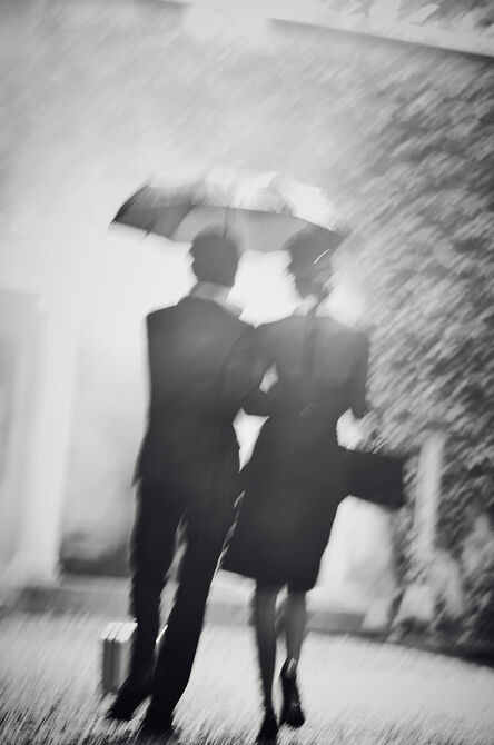 Esther Haase, ‘Couple in the rain, Karl Lagerfeld Villa’, 2016
